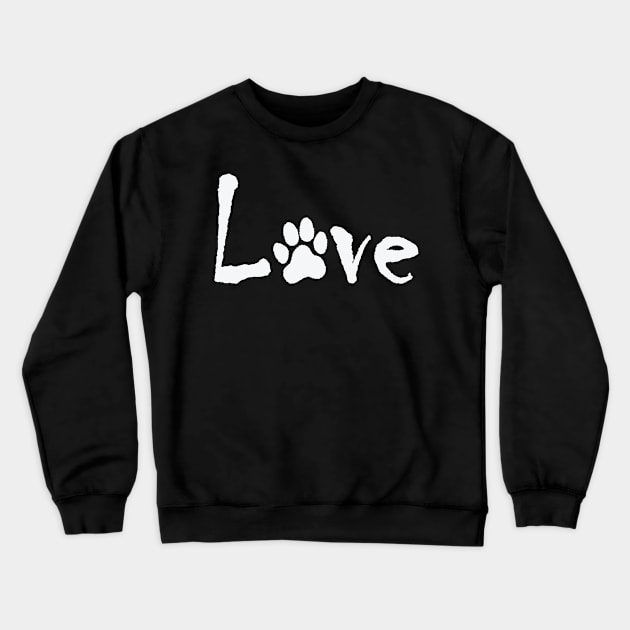 Dogs love, love dogs Crewneck Sweatshirt by RockyDesigns